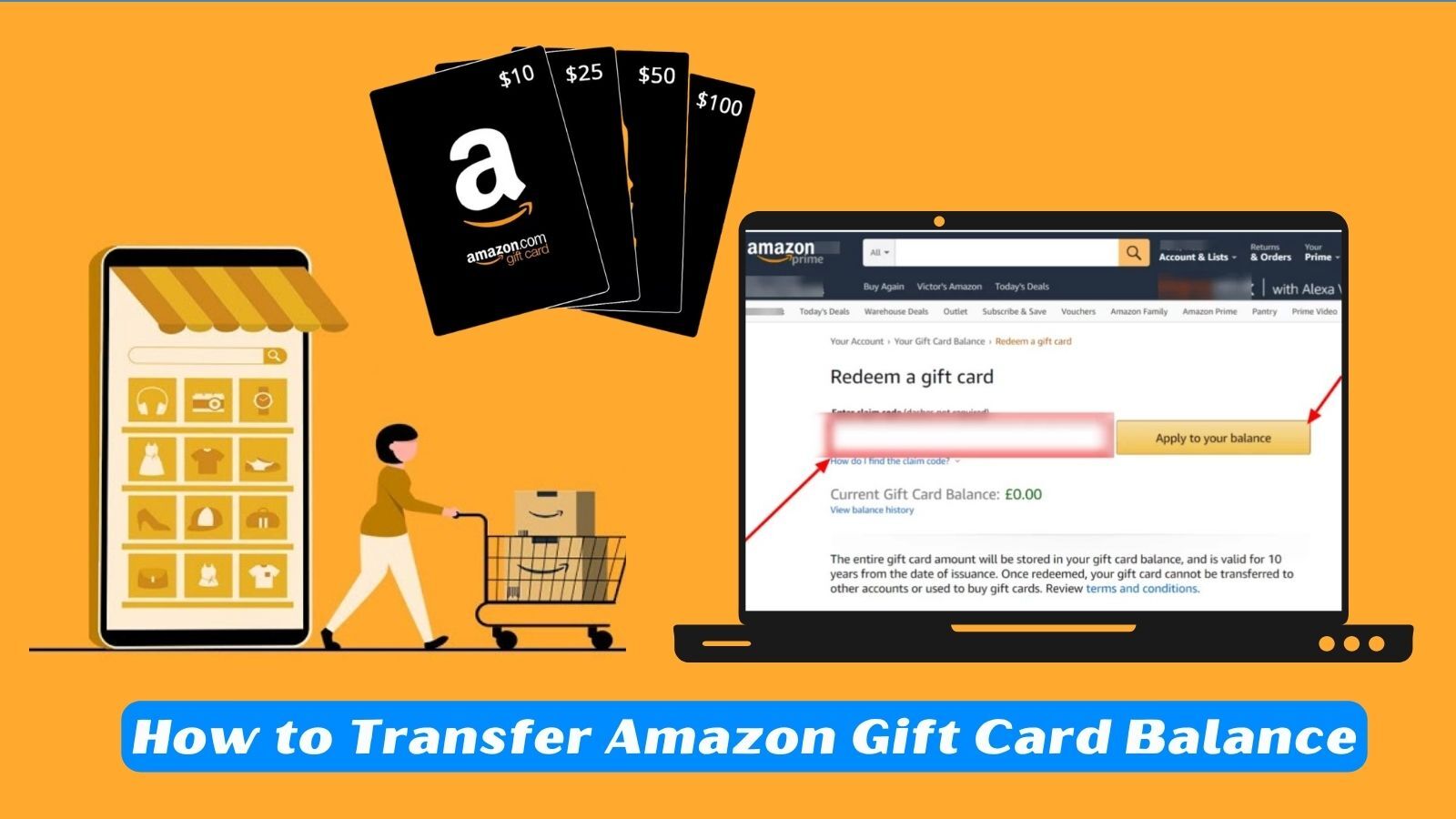 How To Transfer Amazon Gift Card Balance In 2024 (Can Amazon gift card